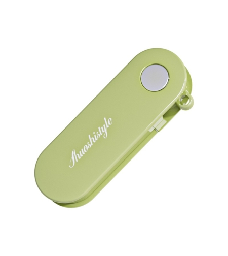 Peeler pentru Legume si Fructe, Flippy, 3.6 x 9.1 cm, Multifunctional, Curatator Pliabil, din ABS si Otel Inoxidabil, Verde