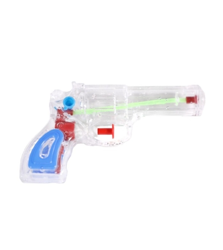 Pistol cu Apa, Flippy, pentru Copii, din Plastic, 16 x 5 x 2 cm, Transparent/Albastru