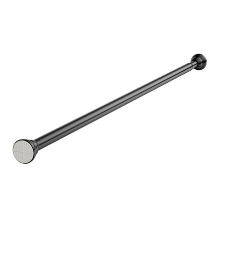 Bara Telescopica Multifunctionala, Flippy, din Otel Inoxidabil, Utilizare Universala, Retractabila 107 - 195 cm, Fara Perforare Perete, Negru