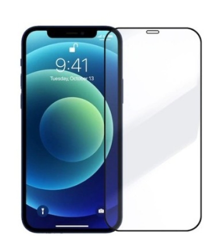 Folie Sticla securizata, Flippy, compatibila cu Apple iPhone 14, Full Glue, cu margini negre