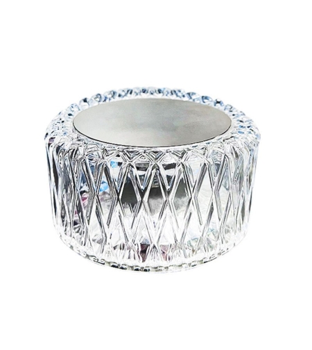Lampa LED RGB 16, Flippy, 3 Nivele de Intensitate, Incarcare USB, 3W, Cristal Acrilic, 6x12 cm, Telecomanda, Transparent