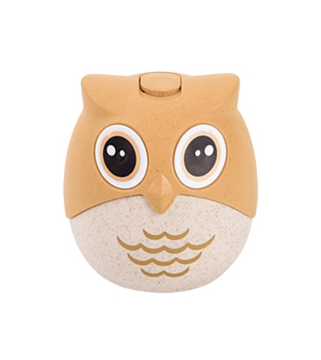 Suport pentru Scobitori, Flippy, Model Bufnita, Multifunctional, 8.3x7.8 cm, Portocaliu