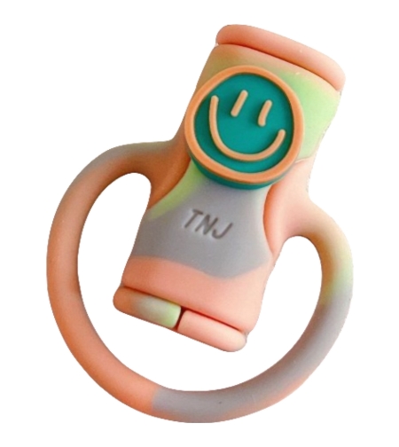 Protectie cablu USB Flippy, din silicon, model 4, multicolor
