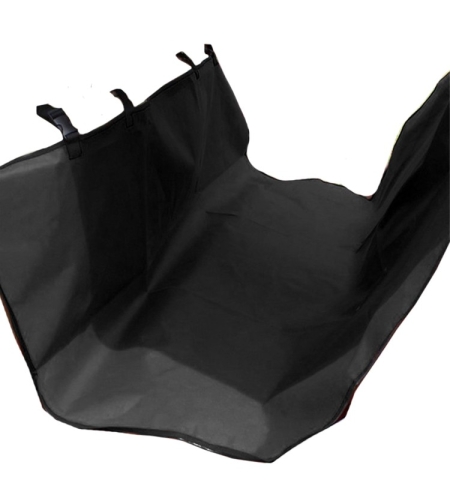 Covor pentru Masina, pentru Animalele de companie, Flippy, Covoras impermeabil, pentru Calatoriile Lungi, din Panza Oxford, 135 x 135 cm, Negru