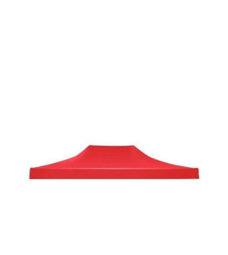 Prelata,copertina pentru acoperis cort tip pavilion Flippy, 3 x 4.5 m , impermeabila, invelis din material textil oxfort 700D, cauciucat Rosu Varf Plat