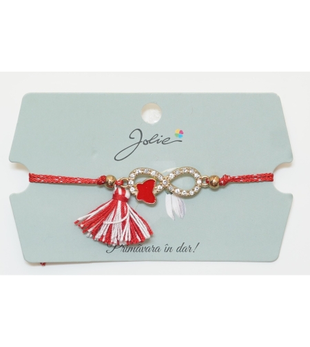 Martisor Bratara Ciucure cu Pandantiv, Model 8