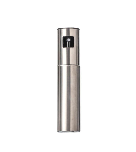 Pulverizator Ulei, Otet, Flippy, din Otel Inoxidabil, 100 ml, Reincarcabil, 18.3 x 4.3 cm, Argintiu