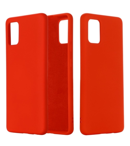 Husa protectie compatibila cu Samsung S10 Lite Liquid Silicone Case Rosu