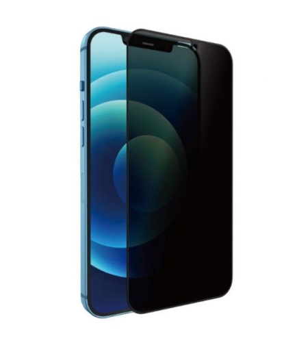 Folie sticla securizata cu sistem de montare usor si rapid Flippy pentru Apple iPhone 14 Plus / 13 Pro Max, Privacy, Transparenta