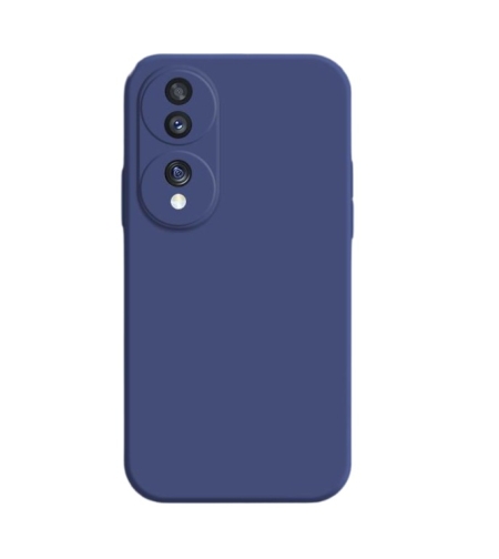 Husa de Protectie, Flippy, pentru Honor 70, Liquid Silicone, cu Microfibra pe Interior, Protectie Antisoc, Compatibil Incarcare Wireless, Albastru