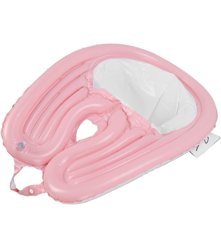 Set Gonflabil pentru Spalat pe Cap, Flippy, pentru Copii, Femei Insarcinate si Varstnici, 81 x 60 x 38 cm, Ajustabil, Roz
