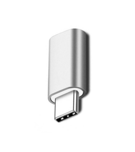 Adaptor Lightning (mama) to Type-C(tata) 2,8 cm Argintiu