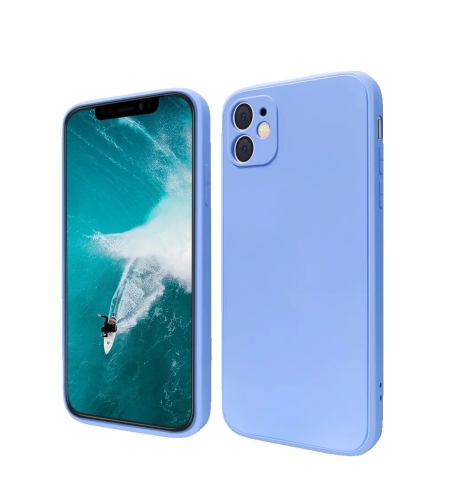 Husa pentru Apple iPhone 14 Pro Flippy, Liquid Silicone, cu Microfibra pe interior, Protectie Antisoc, Lilac Purple( Mov)
