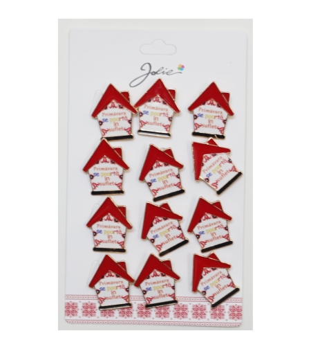 Set 12 Brose Martisor Primavara Mesaj Primavara se Poarta in Suflet