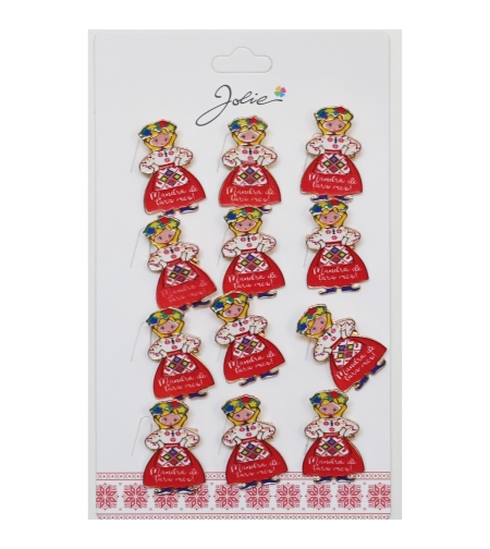 Set 12 Brose Martisor Primavara Mesaj Mandra de Tara Mea