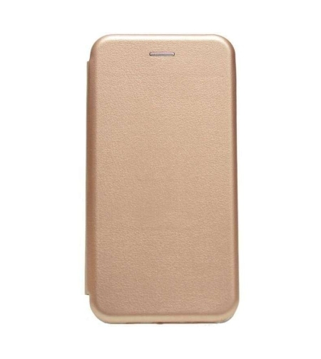 Husa de protectie Flippy compatibila cu Samsung Galaxy A3 2017 Magnet Book Case Auriu