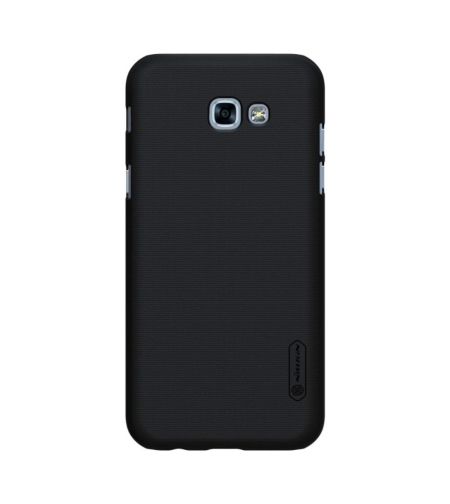 Husa Samsung Galaxy A3 2017 Nillkin Frosted Shield Negru + Folie de protectie