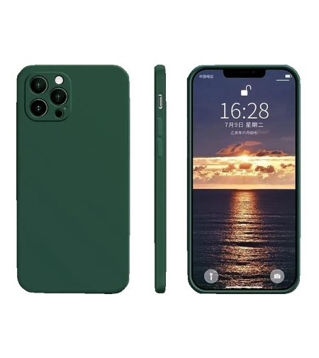 Husa protectie Flippy compatibila cu Samsung Galaxy A21S Liquid Silicone Case Verde