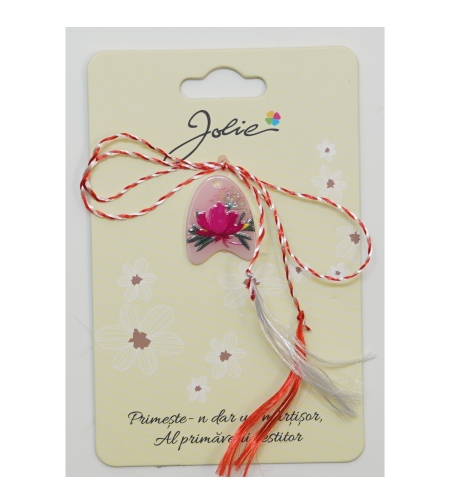 Martisor din Acril, Dimensiune Pandantiv Aprox 2 cm, Multicolor, Model 4
