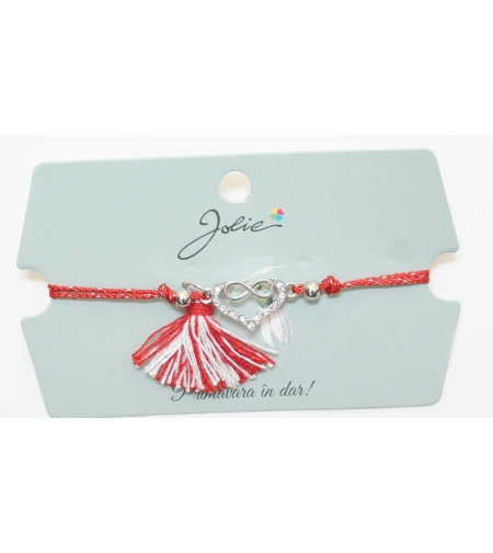 Martisor Bratara Ciucure cu Pandantiv, Model 18
