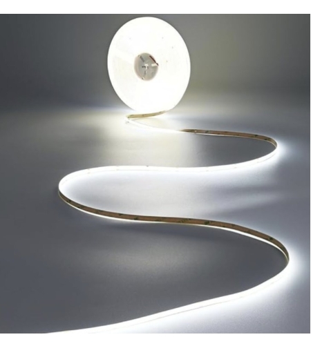 Banda LED COB 320LED/m 12W/m IP20 6000K 24V PCB 8mm - (5m/rola)