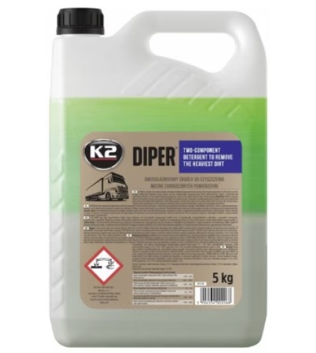 DIPER 5 - Detergent 2 componente pentru cele mai grele murdarii 5L.