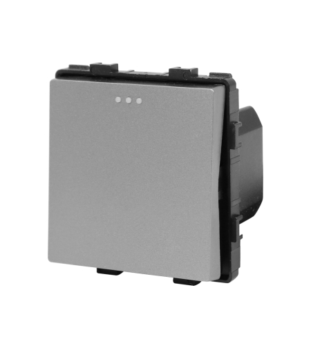 Modul Intrerupator Simplu Mecanic LUXION, gri
