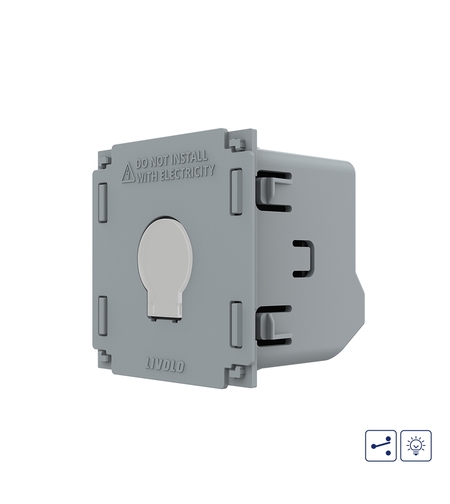 Modul Intrerupator Simplu Cap Scara, Dimmer cu Touch LIVOLO - Serie Noua