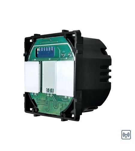 Modul Intrerupator Dublu, RF433 cu Touch LUXION
