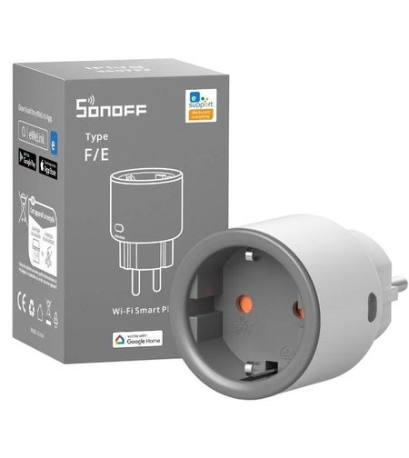 Priza inteligenta Sonoff S60TPF cu Monitorizare Consum, Wi-Fi, Programare si Control
