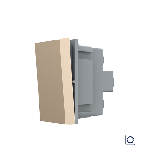 Modul Intrerupator Simplu Mecanic cu Reset LIVOLO - Serie Noua, auriu