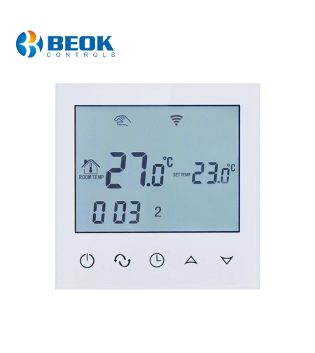 Termostat Wi-Fi pentru incalzirea electrica in pardoseala, Aplicatia mobila Smart Life, BeOk TDS21WiFi-Ep