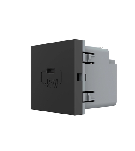 Modul Priza USB Tip C Livolo - Serie Noua, negru