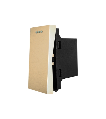 Modul Intrerupator Simplu Mecanic 1M LUXION, auriu