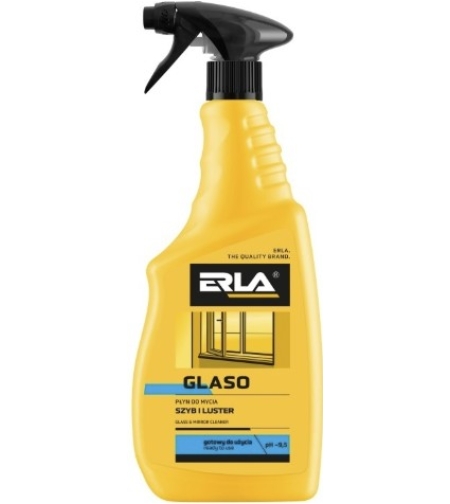 ERLA GLASO - Solutie pt. curățarea suprafețelor de sticlă 750ml.
