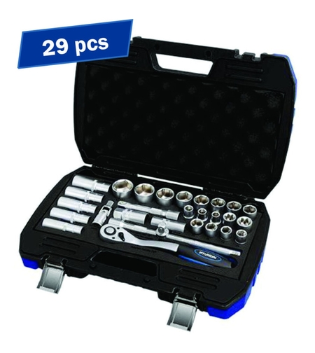 Set 29 chei tubulare 1/2 10-32mm Hyundai HY-59653