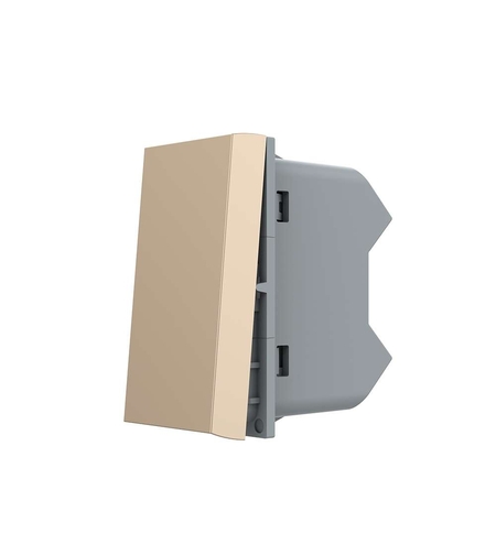 Modul Intrerupator Simplu Mecanic Cap Cruce LIVOLO, auriu