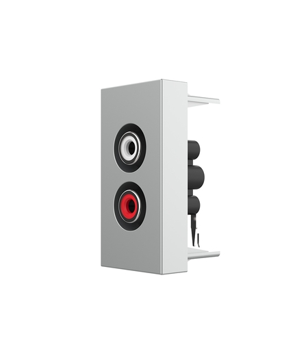 Priza audio Livolo, gri