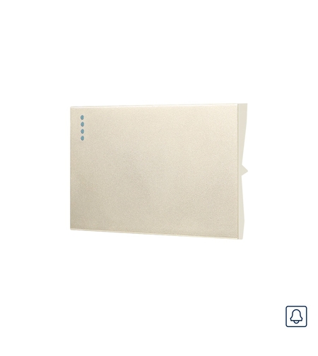 Modul Buton Revenire Mecanic (Sonerie) 3M LUXION, Standard Italian, auriu