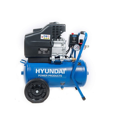 Compresor cu piston Hyundai HY-AC2402, butelie 24 litri, 8 bari, debit aer refulat 180 litri/min