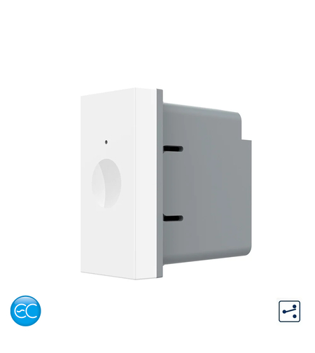 Modul Intrerupator Simplu Cap Scara / Cruce cu Touch LIVOLO 1M standard Italian, Protocol ZigBee EC, alb