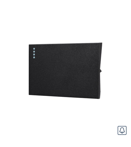 Modul Buton Revenire Mecanic (Sonerie) 3M LUXION, Standard Italian, negru