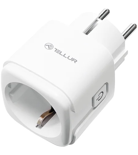 Priza inteligenta Tellur Wi-Fi, monitorizare consum, 3680W