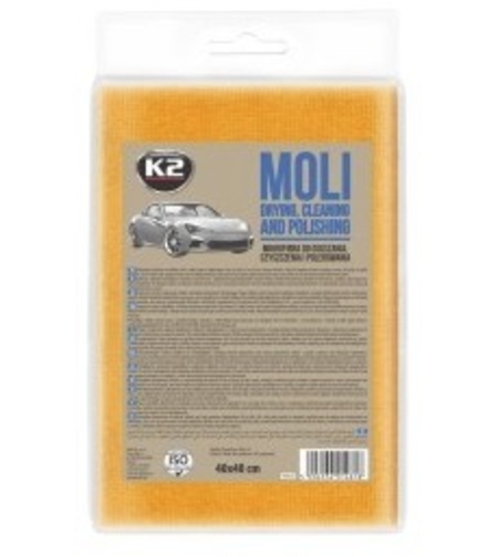 Laveta microfibra - 40mmx40mm portocaliu