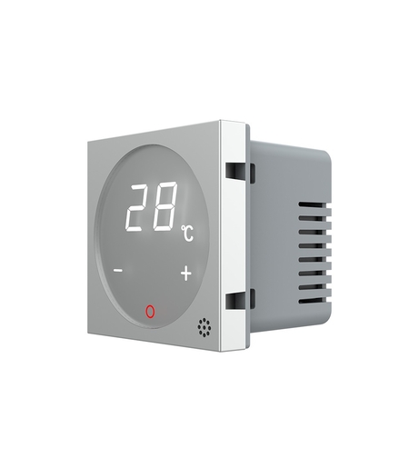 Modul termostat Livolo pentru sisteme de incalzire electrice - Serie noua, gri