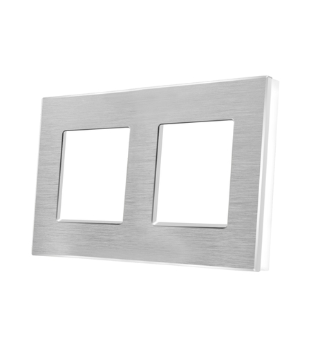 Rama Dubla din Aluminiu LUXION, alb