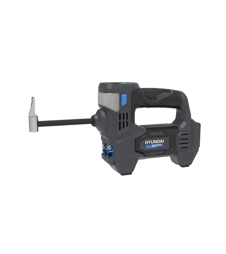 Compresor pentru umflat roti cu acumulator 20V Hyundai IF20S, 4 functii, afisaj LED, 10 bari, livrat fara acumulator si incarcator