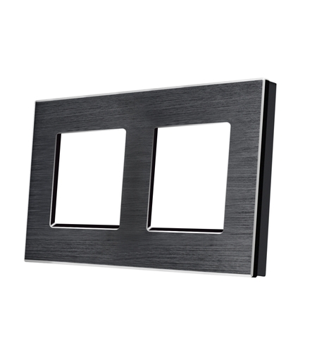 Rama Dubla din Aluminiu LUXION, negru