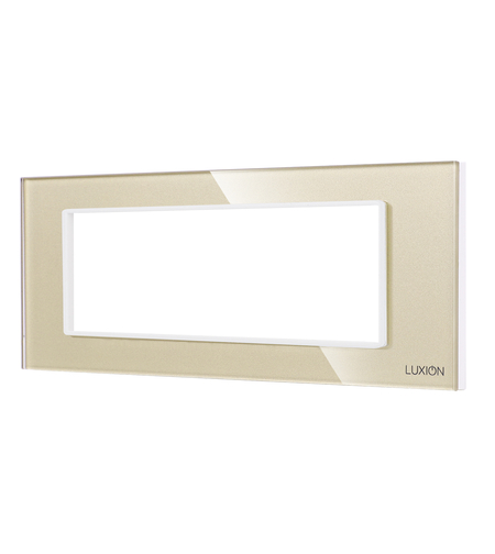 Rama din Sticla Securizata cu Suport 6M LUXION, Standard Italian, auriu