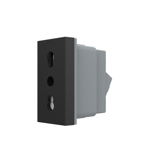 Modul priza simpla ingusta LIVOLO, negru